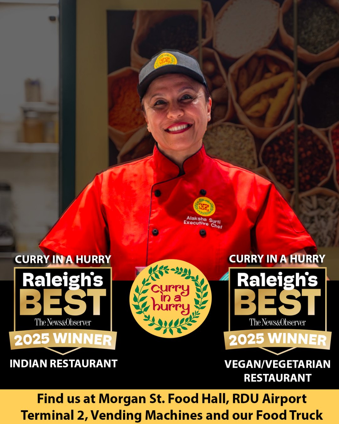 We are officially Raleigh’s Best... - Curry in a Hurry NC | Facebook