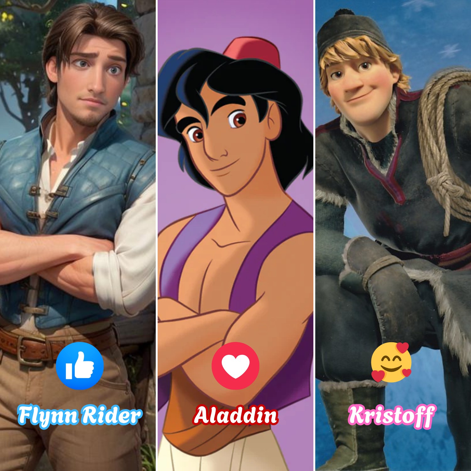 The Daily News - Flynn Rider / Aladdin / Kristoff **Flynn... | Facebook