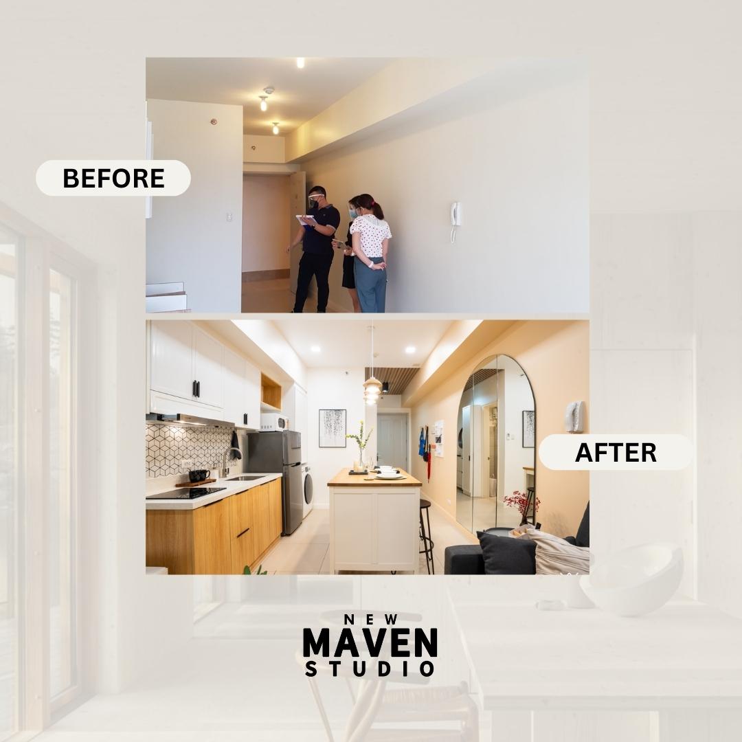 Before and after... - New Maven Studio - Interior Design