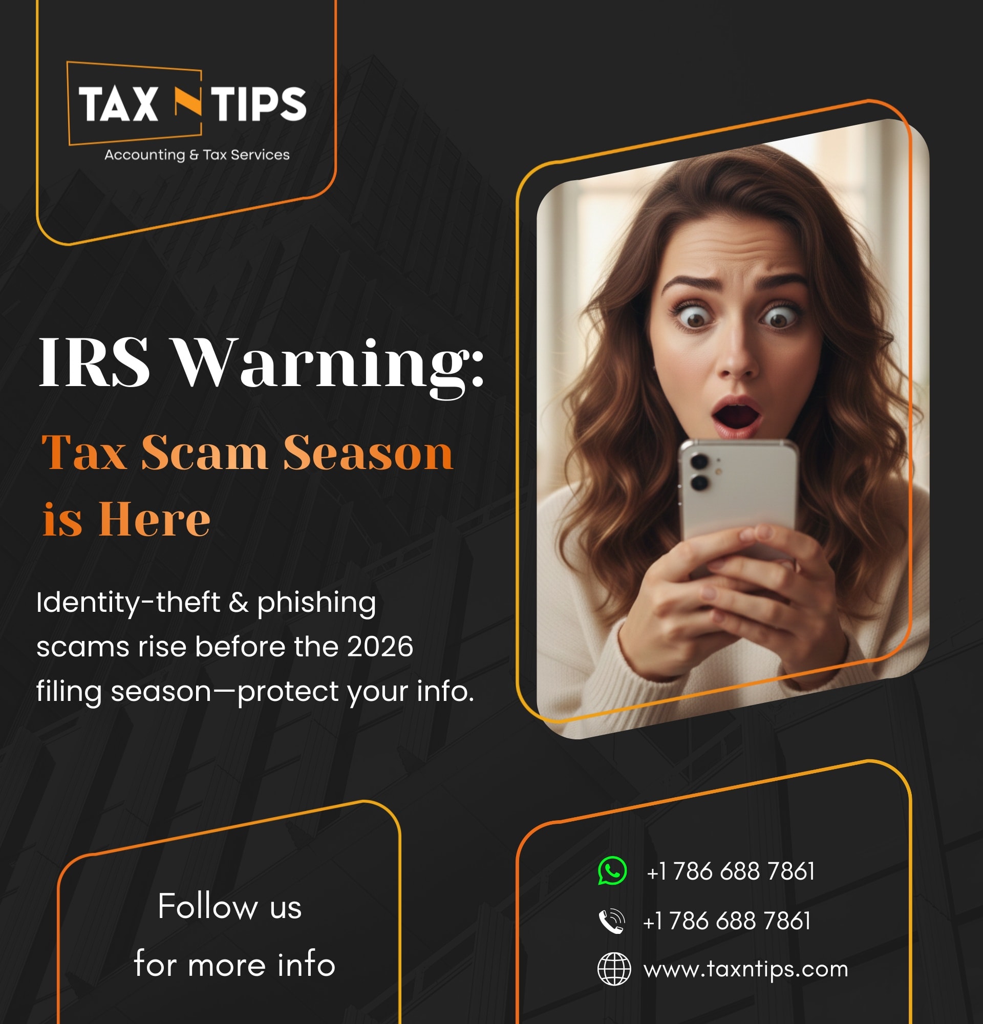 Tax N Tips - 🚨 IRS Warning: Tax Scam Season Is Here 🚨 As... | Facebook