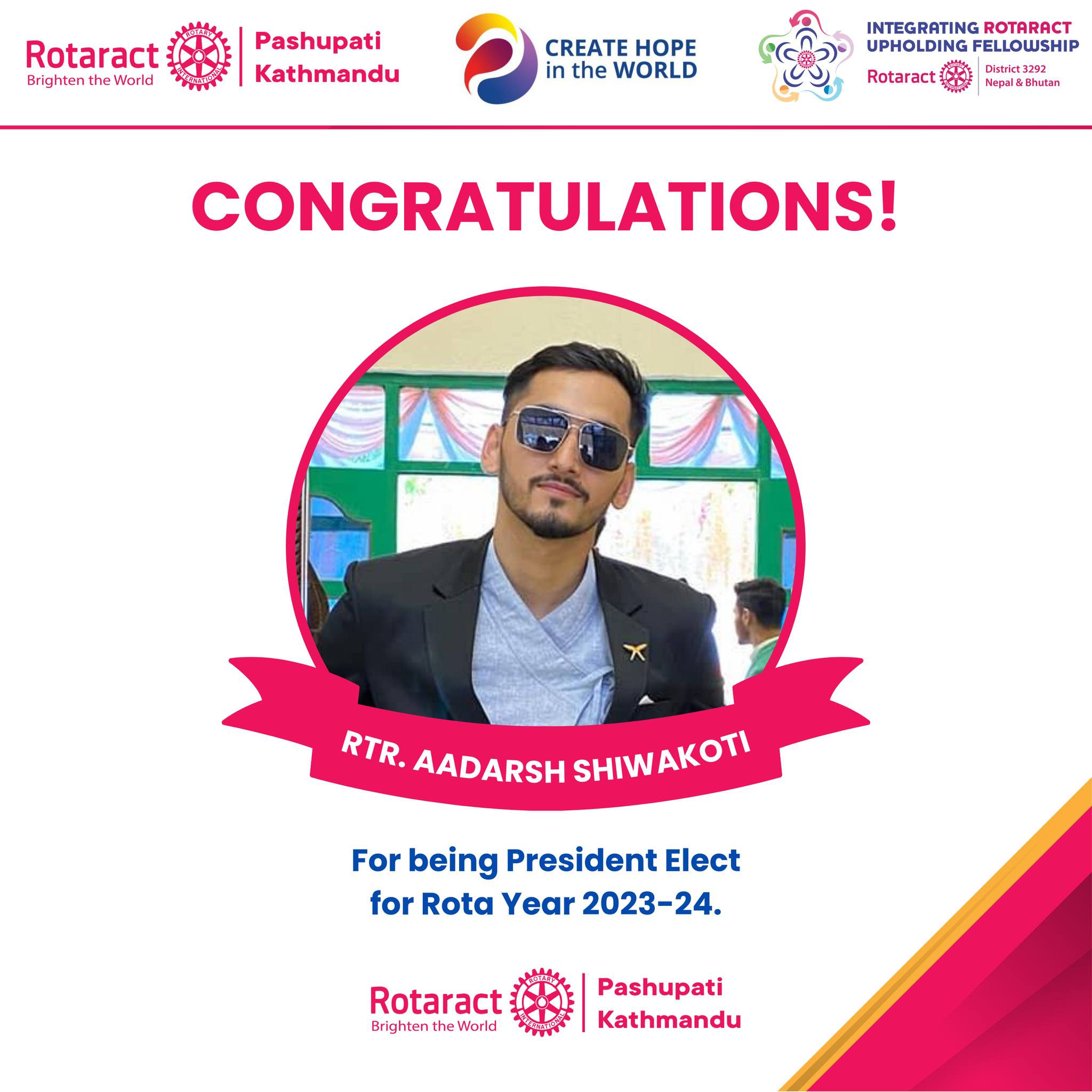 Congratulations... - Rotaract Club of Pashupati-Kathmandu | Facebook