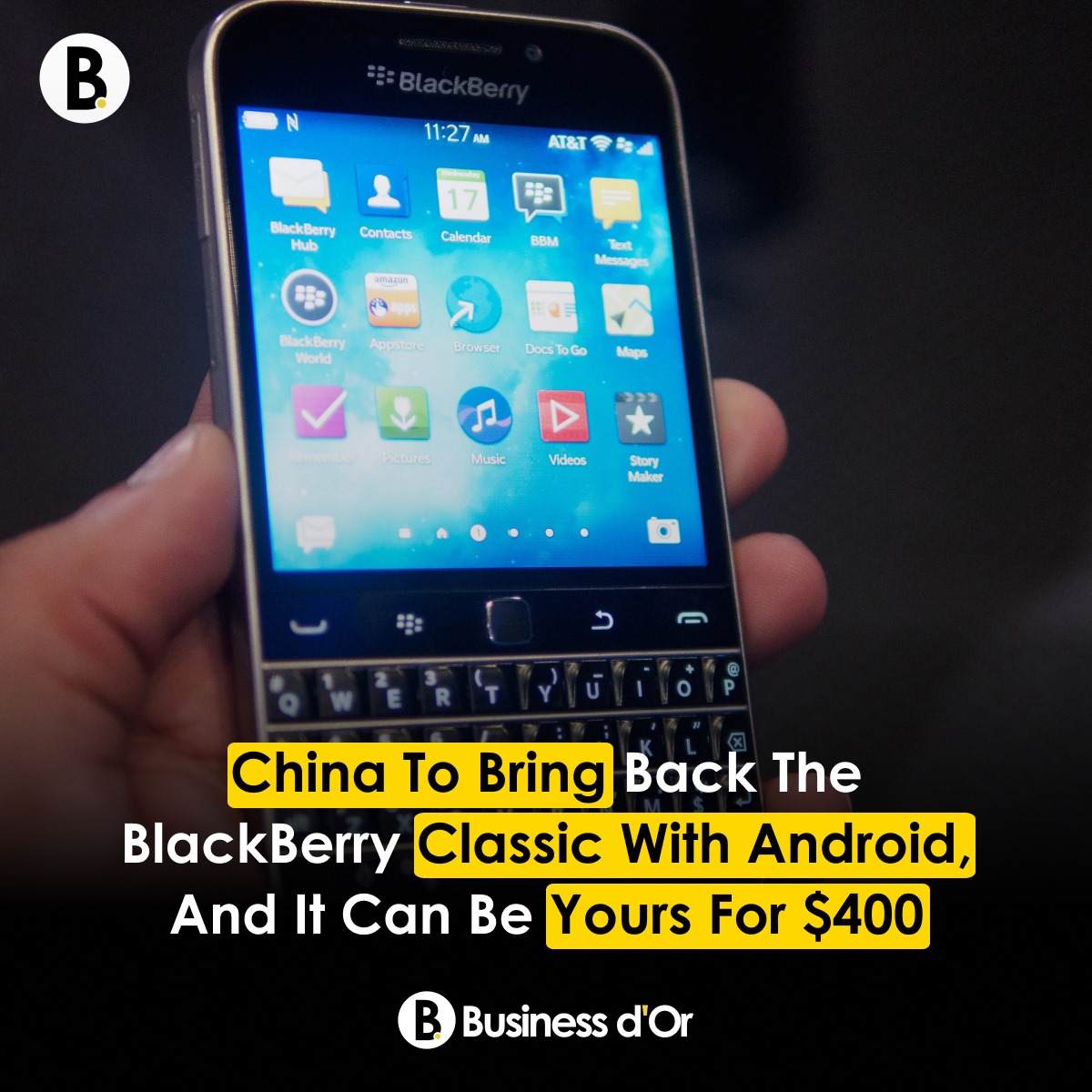 BlackBerry Classic Returns As Android-Powered Zinwa Q25 Pro For $400