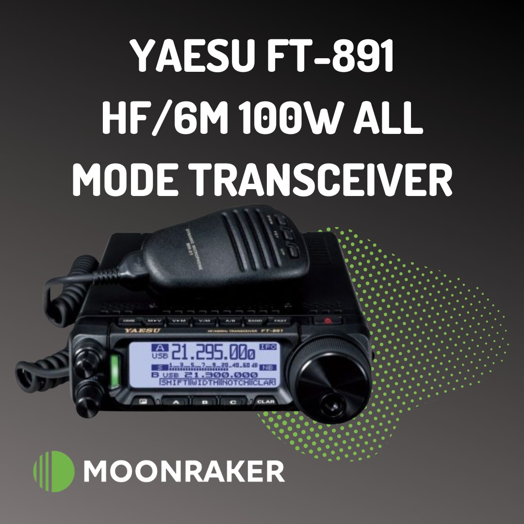 Yaesu FT-891 with Mars mod for 100W and HF/60M