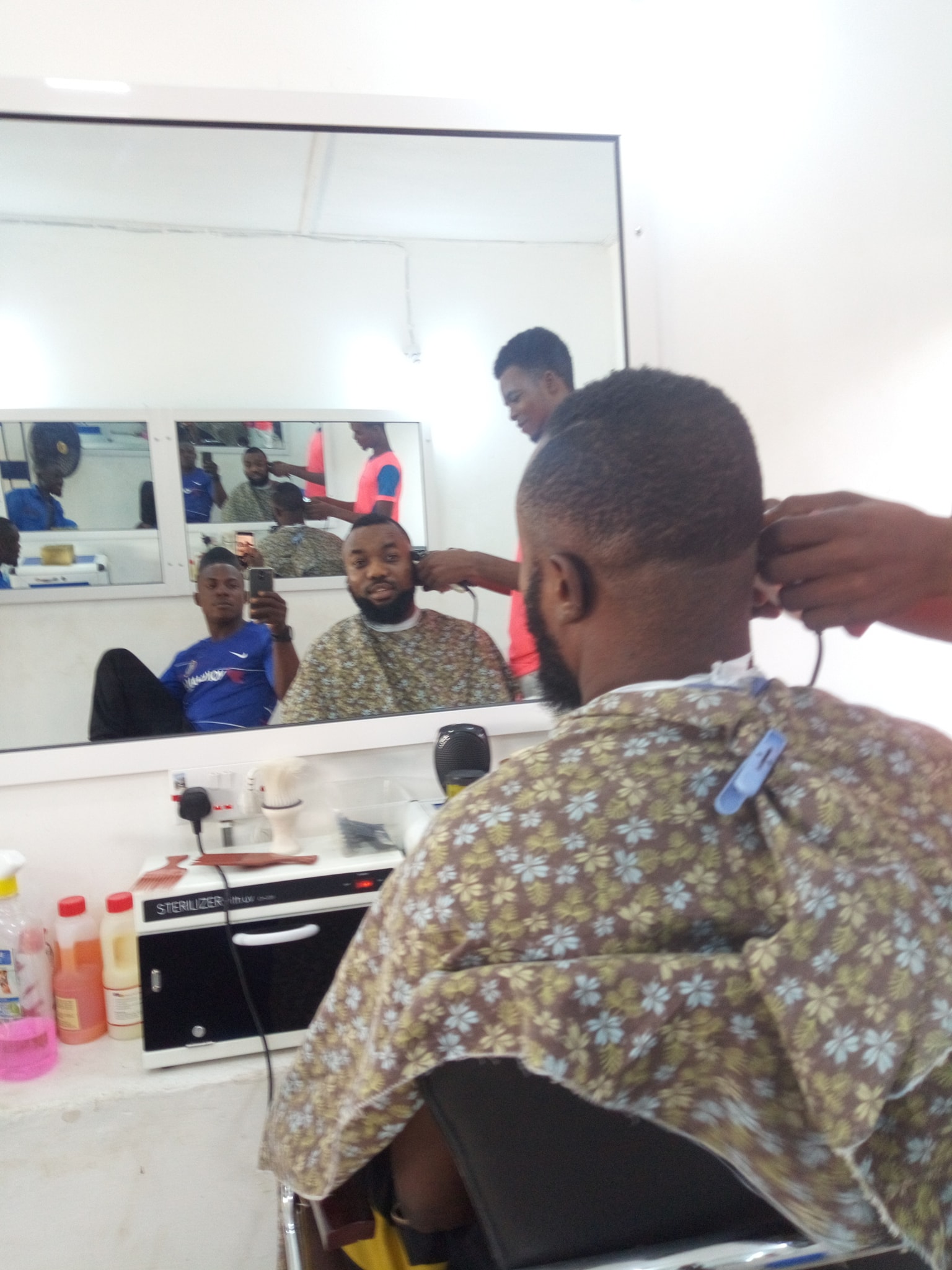 Y. A Barbing Saloon