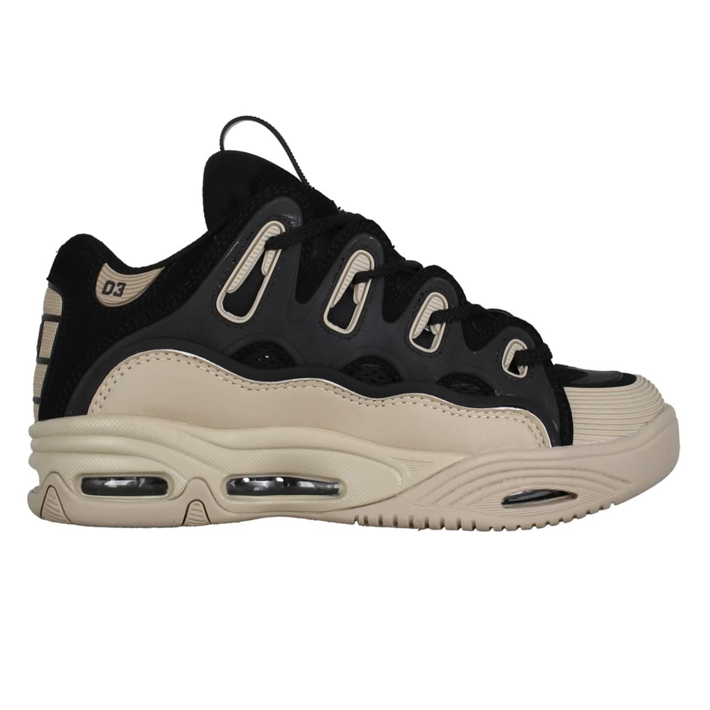 Osiris D3 2001 Black Skate Shoes 11.5 US mens Authentic Legit COP 