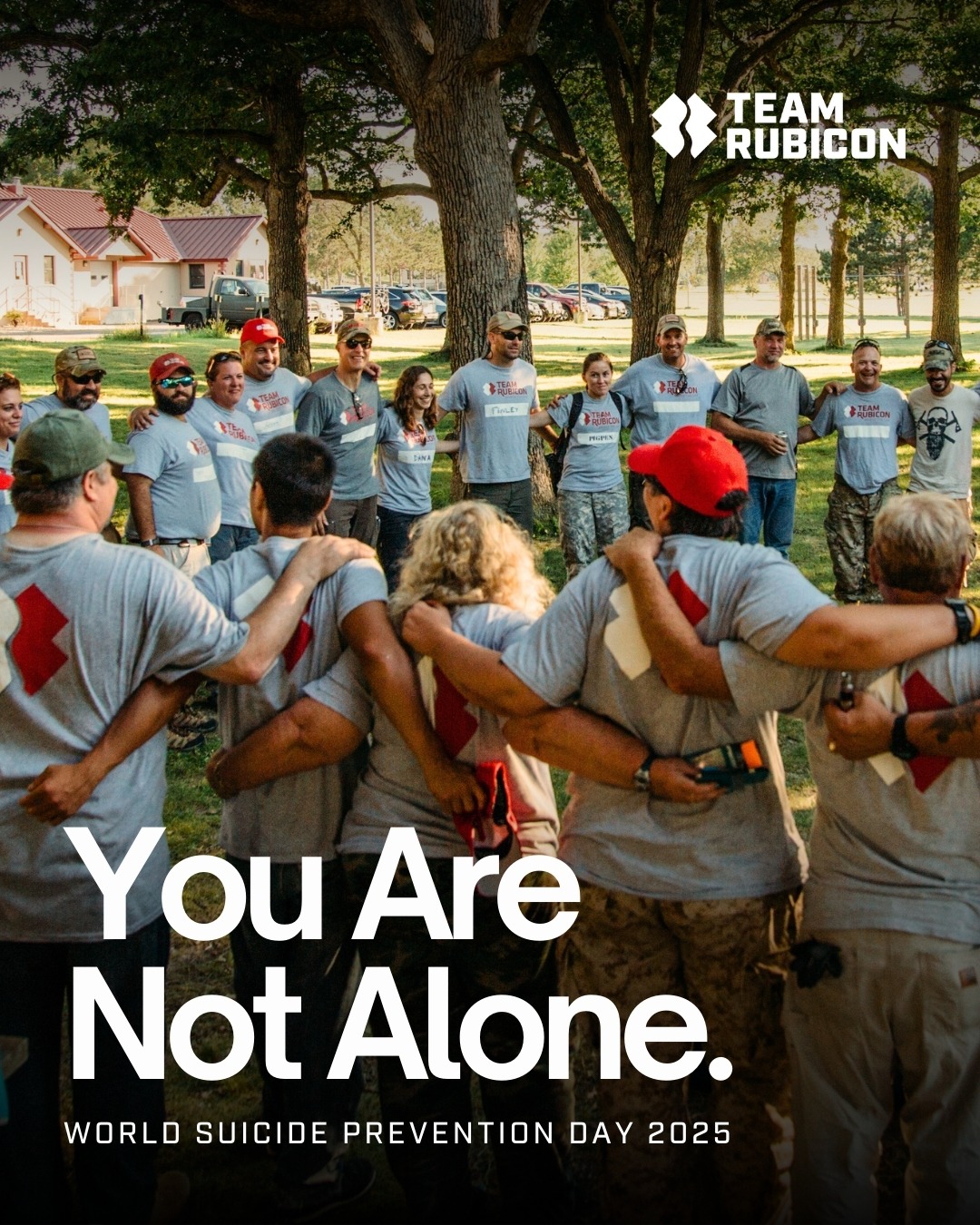 Team - None of us face the fight alone. 💜 Check in on your people today ...