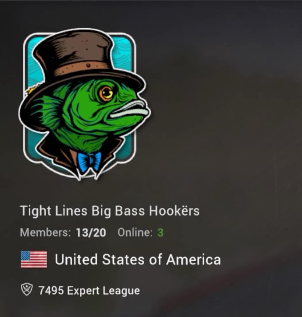 Looking for a chill club to join and fish with. Im on ps5