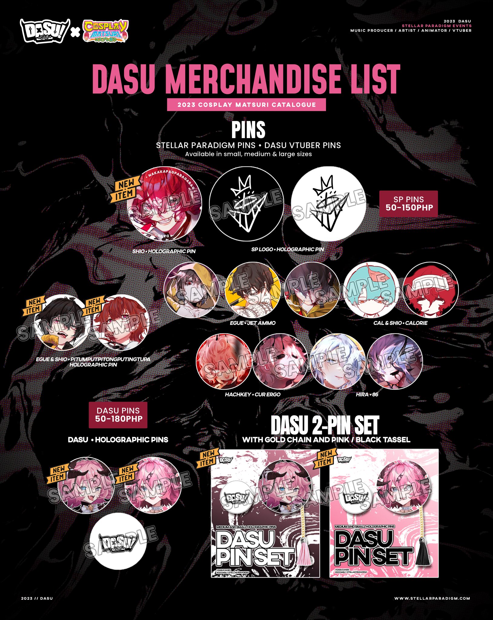 Dasu - 【 MERCHANDISE CATALOGUE 】 Here's my latest... | Facebook