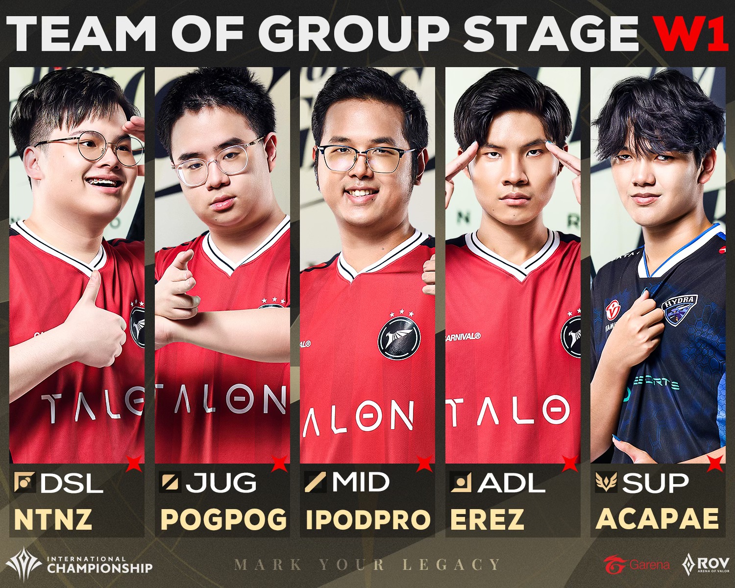 มาแล้ว!! 𝐓𝐞𝐚𝐦 𝐨𝐟 𝐆𝐫𝐨𝐮𝐩 𝐒𝐭𝐚𝐠𝐞🏆... - Garena RoV Tournament | Facebook