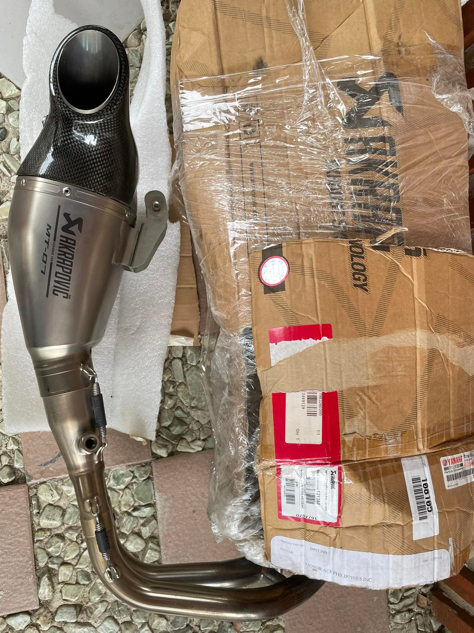 PTPA For Sale❗️ AKRAPOVIC FULL EXHAUST FOR MT07, XSR700, Tracer 700