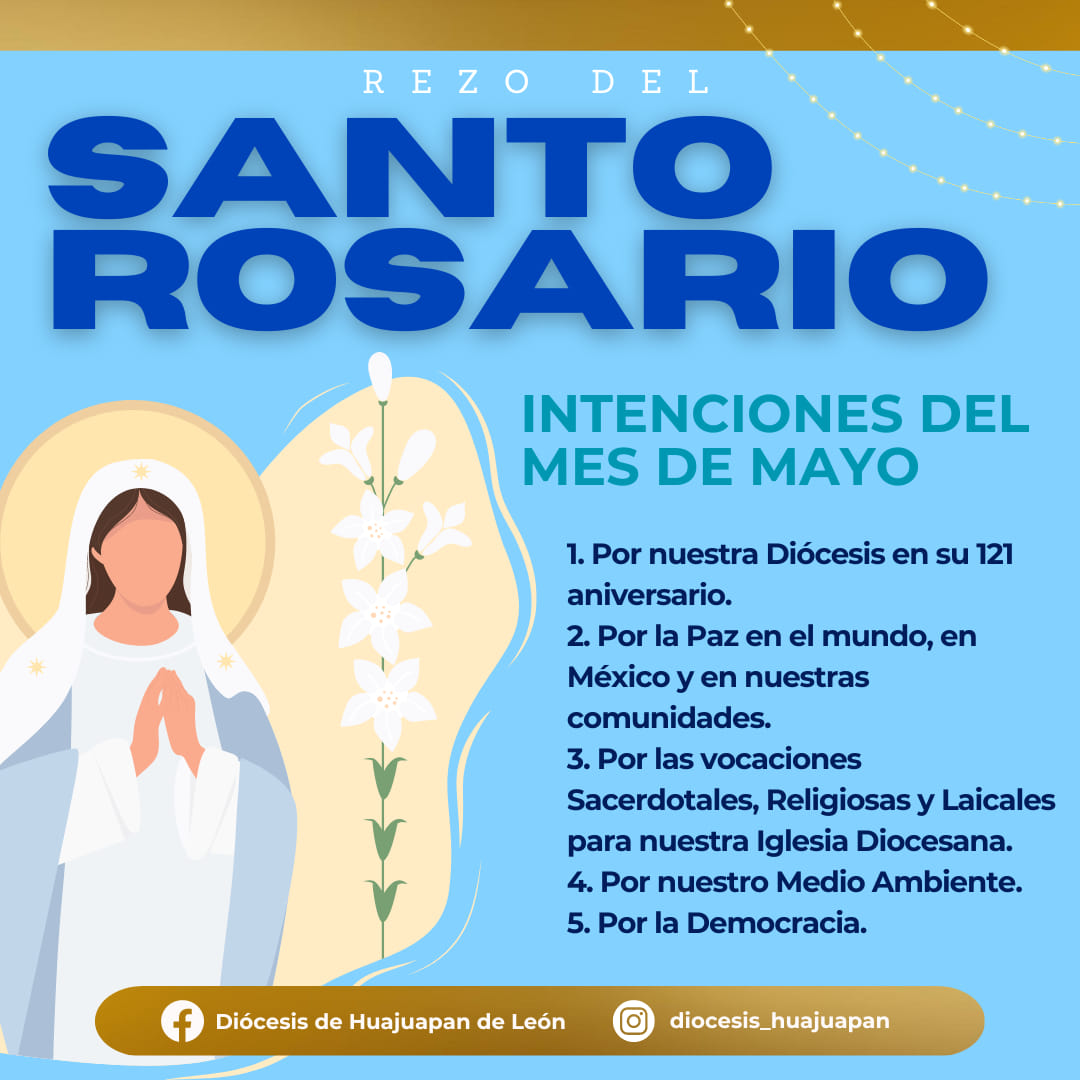 ⚜Únete al Rezo del Santo... - Diócesis de Huajuapan de León