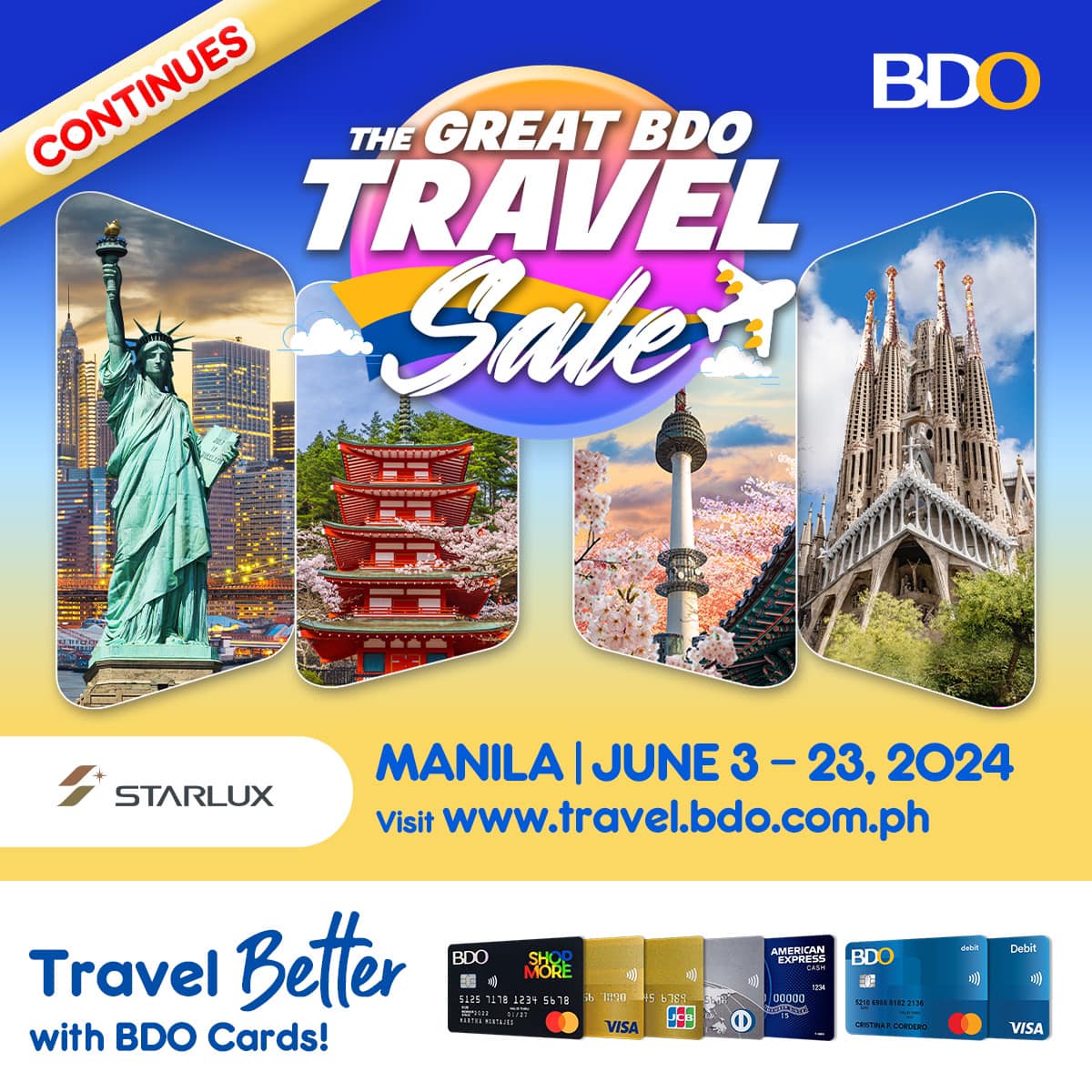 【BDO Online Sale】 🌟 Get your BDO cards... - STARLUX Airlines | Facebook