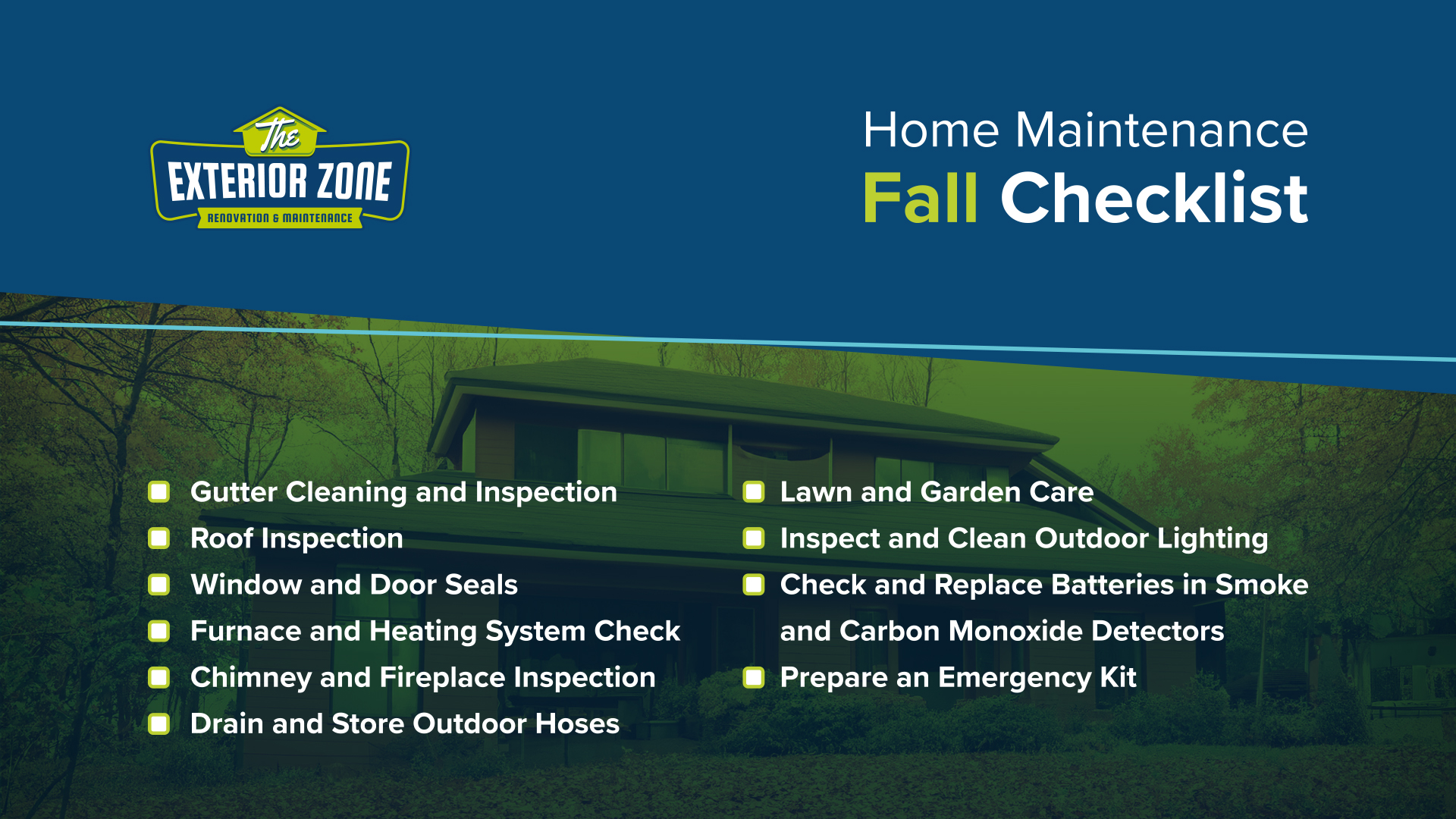 🍂🏡 Fall is here and so is your Custom... - The Exterior Zone