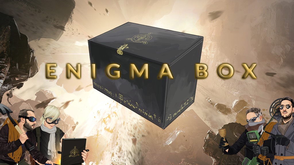 Enigma box - The designs and riddles are based on real...