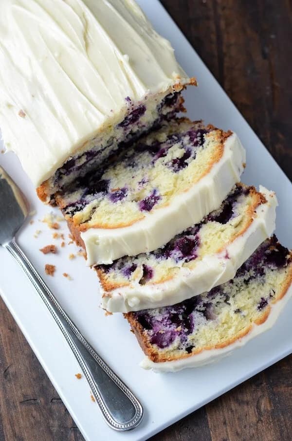 The Novice - Blueberry Lime Pound Cake with Cream Cheese Frosting 🫐 ...