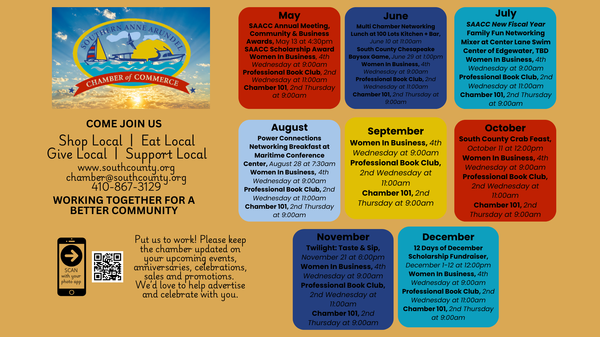 🔈 Announcing….... - Southern Anne Arundel Chamber of Commerce | Facebook