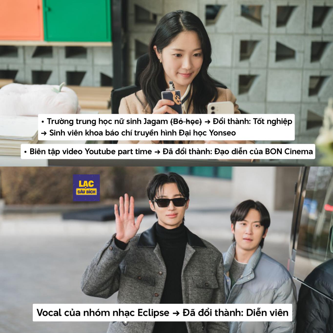 Lạc Sâu Bích - HỒ SƠ NHÂN VẬT CỦA RYU SEON JAE VÀ IM SOL... | Facebook
