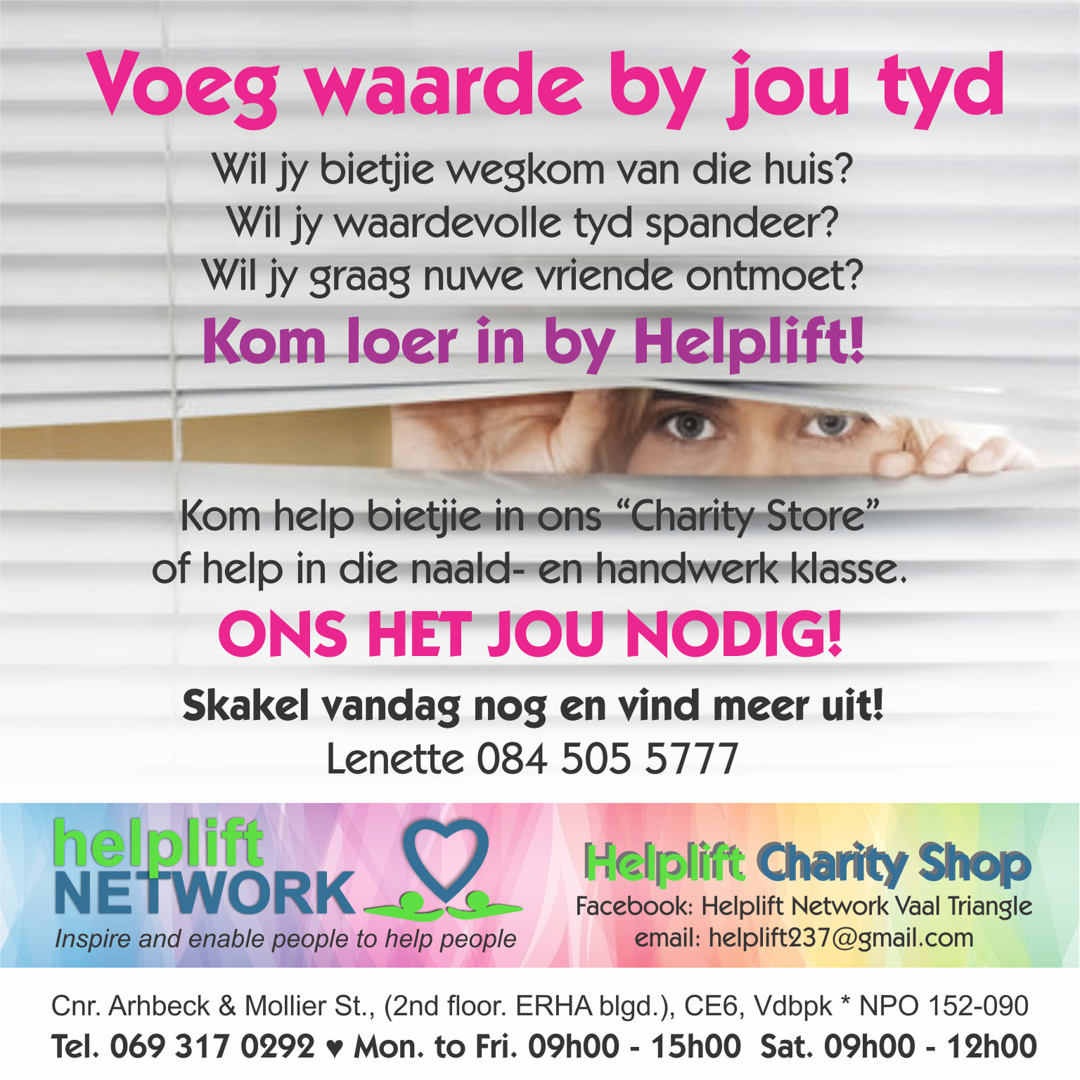 Het jy onlangs afgetree... - Helplift Network Vaal Triangle