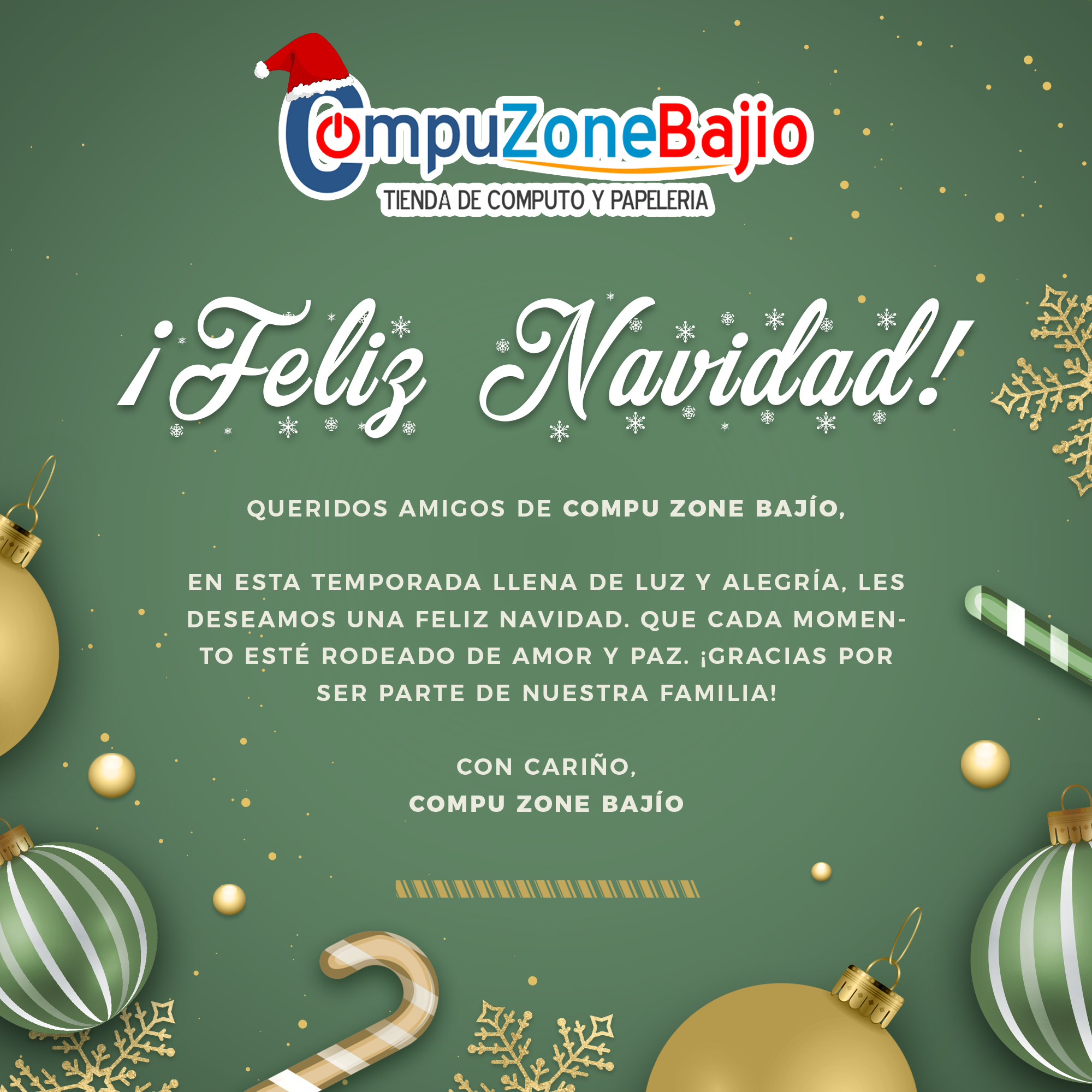 🌟 ¡Feliz Navidad a todos nuestros... - Compu Zone Bajío