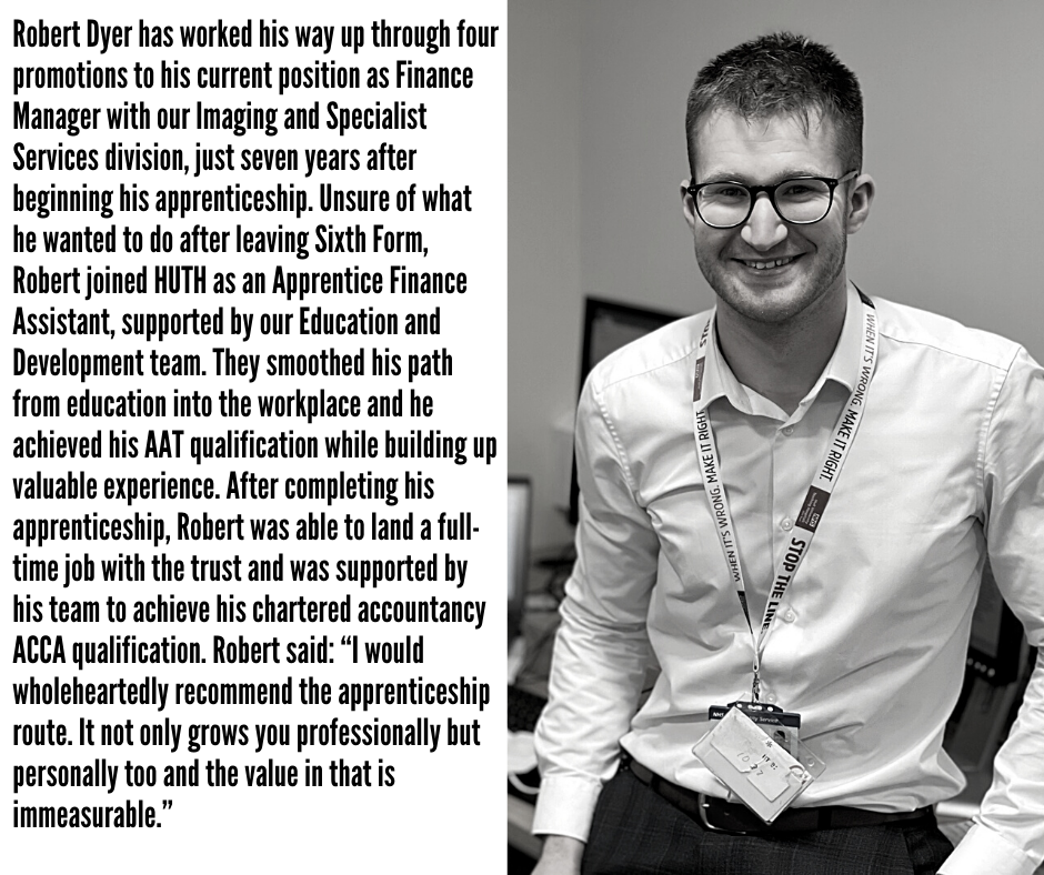 Castle Hill Hospital - Robert joined us as an apprentice just over 7 ...