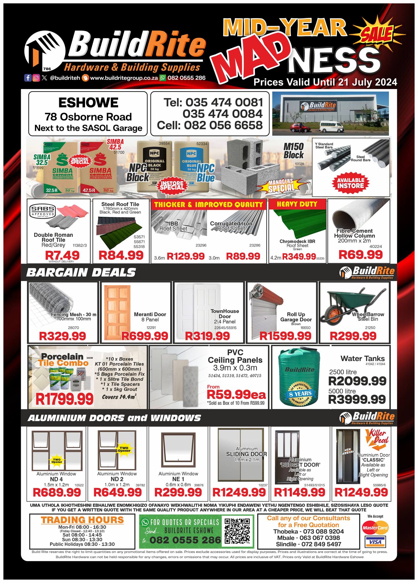 Build Rite Hardware Mid-Year Madness... - Build Rite Hardware