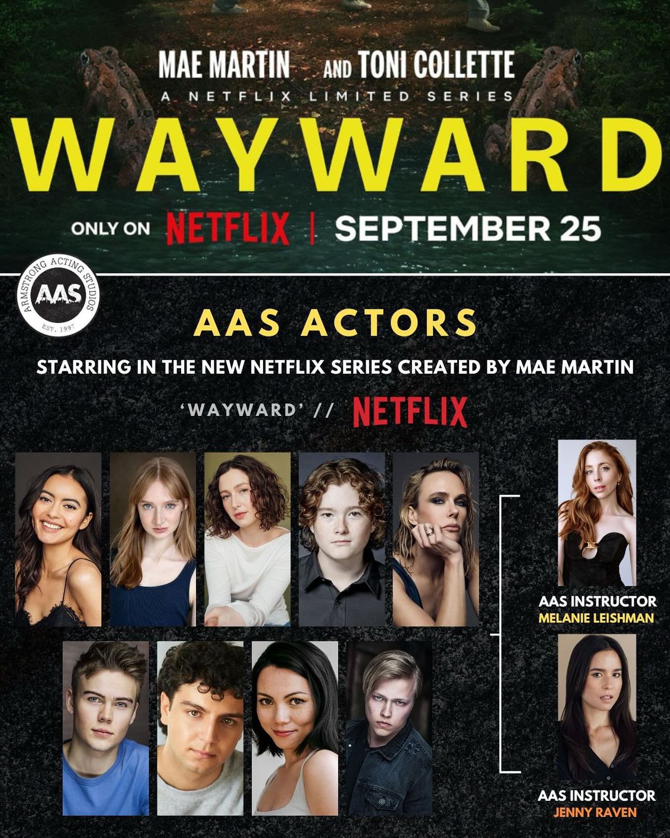 We’re so proud to... - Armstrong Acting Studios - Toronto | Facebook