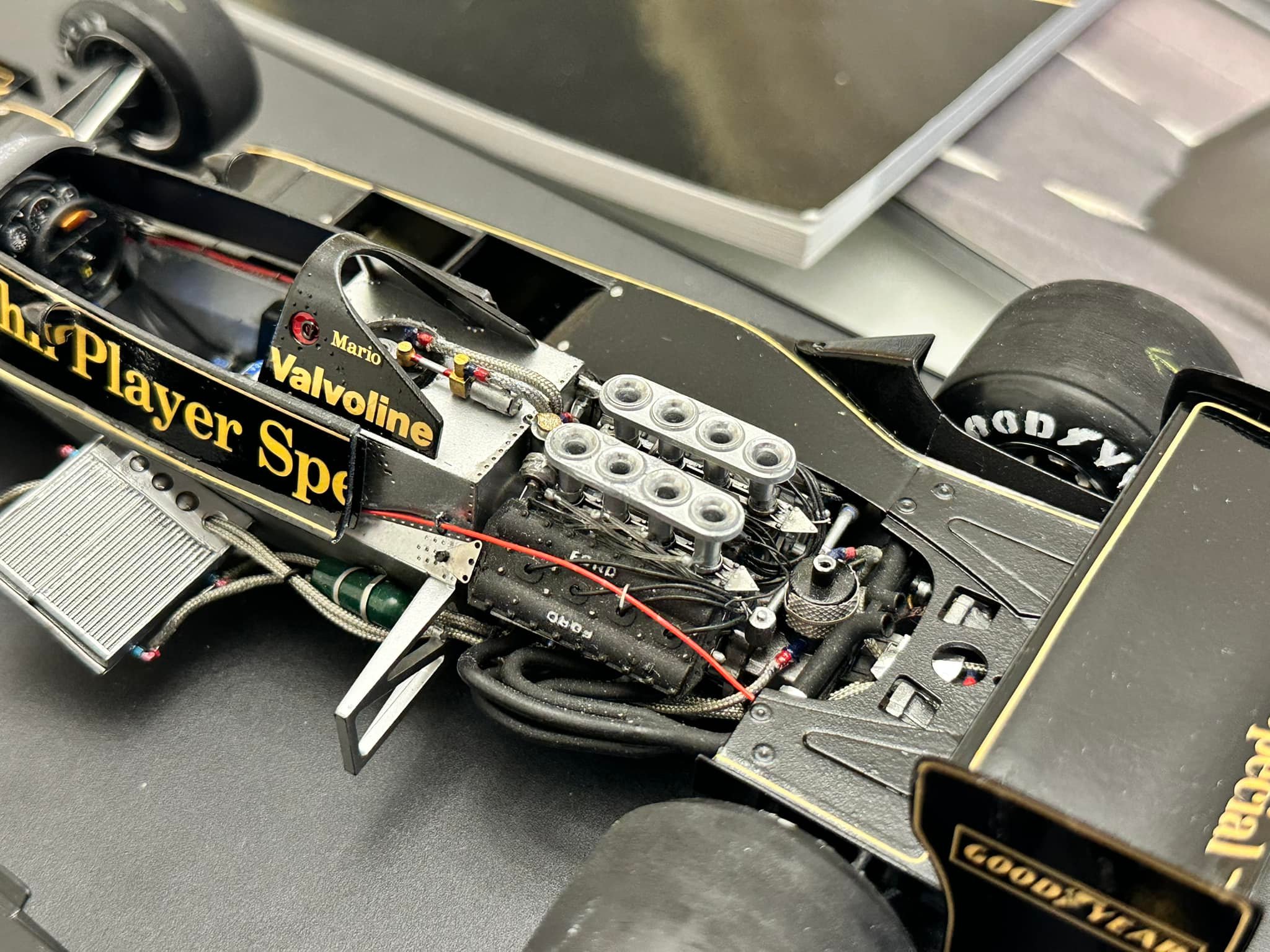 Completed 1/20 scale Lotus Type 79 F1 car model