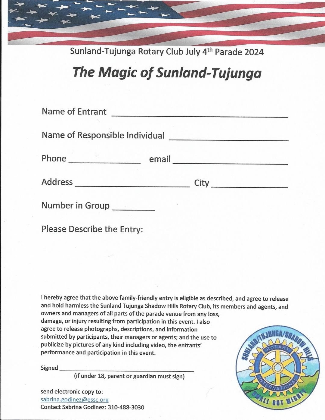 Sunland/Tujunga/Shadow Hills Rotary Club