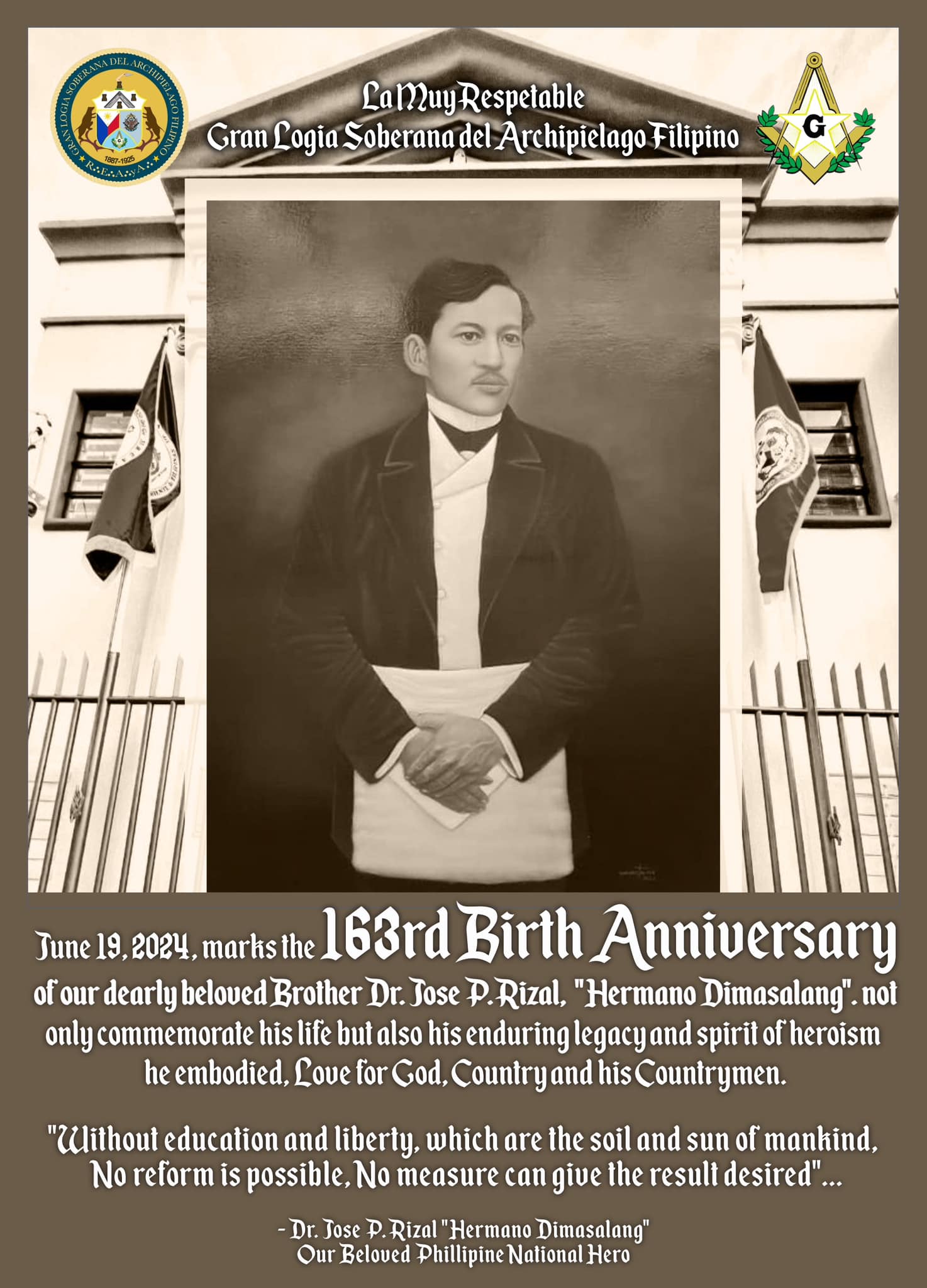 Gran - Celebrating 163rd Birth Anniversary of Our Brother Mason Dr ...