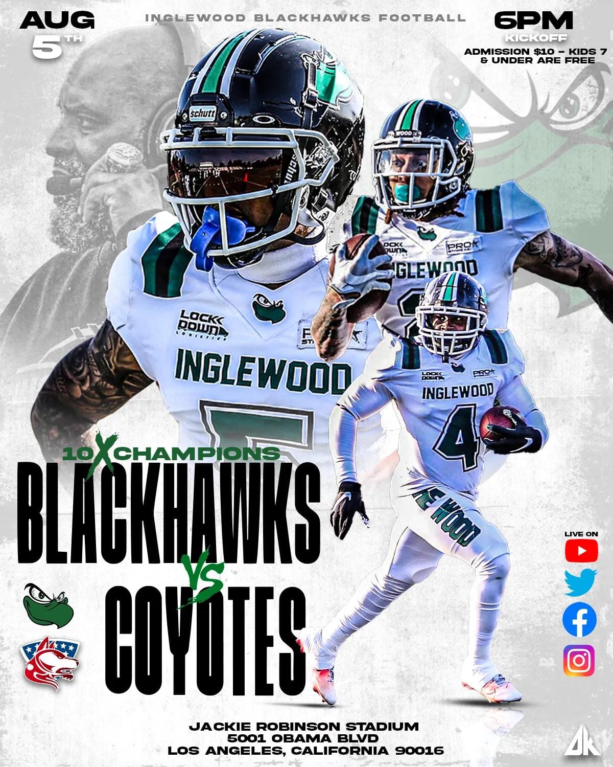 Inglewood - Everything is PERSONAL, and it all starts Saturday Night ...