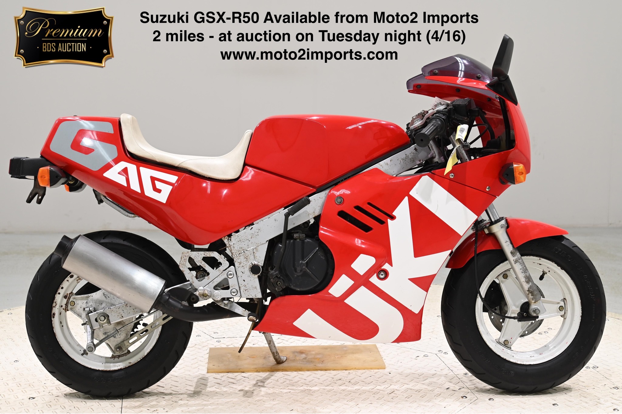 その他 A40 Suzuki GSX-R1100 & GSX-R50 from www.moto2imports.com Vintage 1988