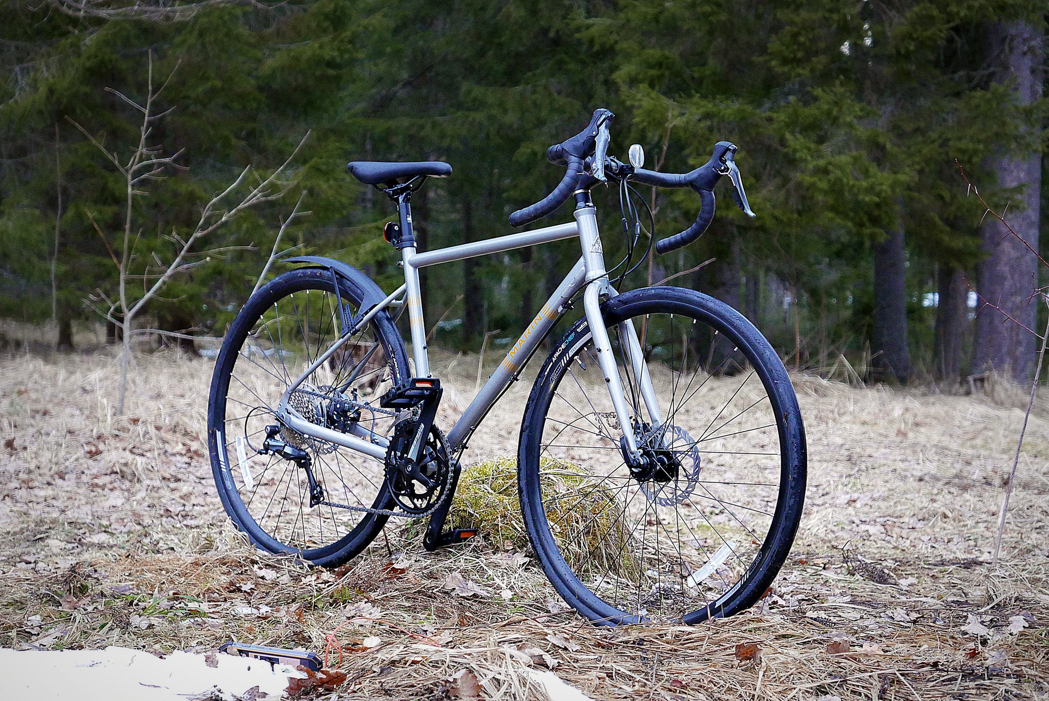 new bike day ;) My lady just got herself first dropbar bike, Marin 