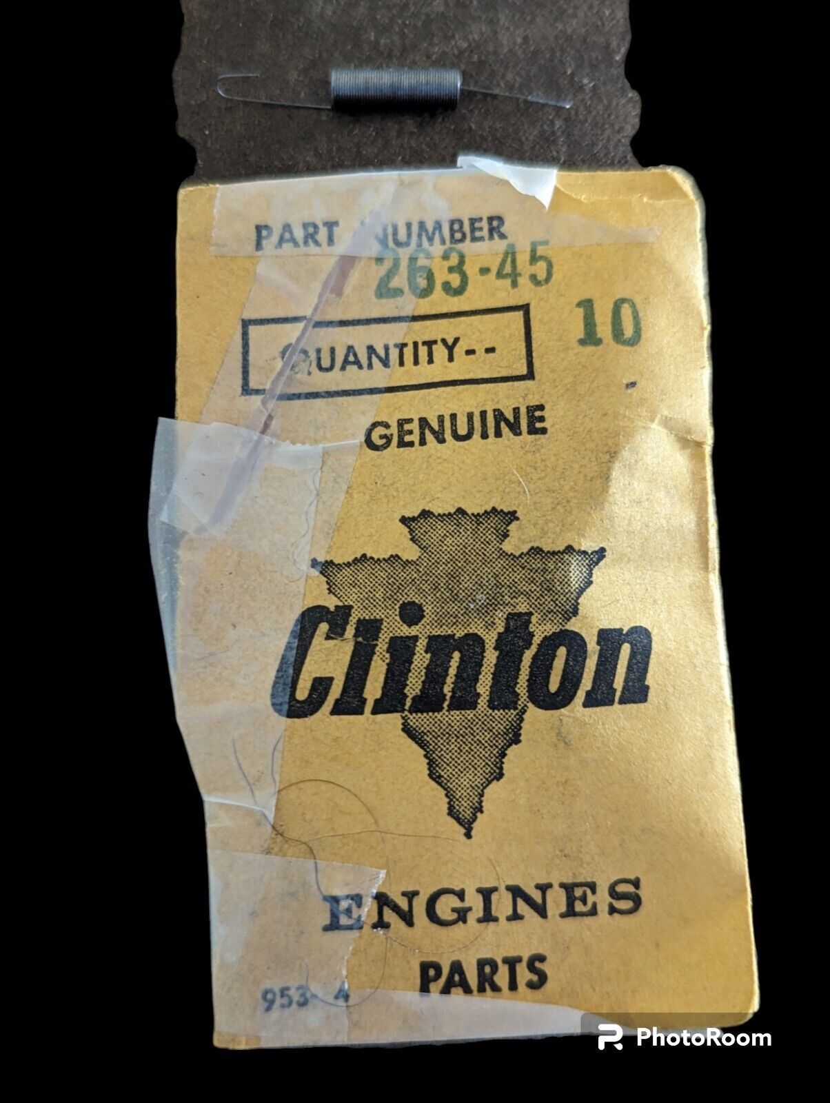 Clinton 2 Cycle Engines Part Small Spring Lawnmower 263-45 Vintage ...