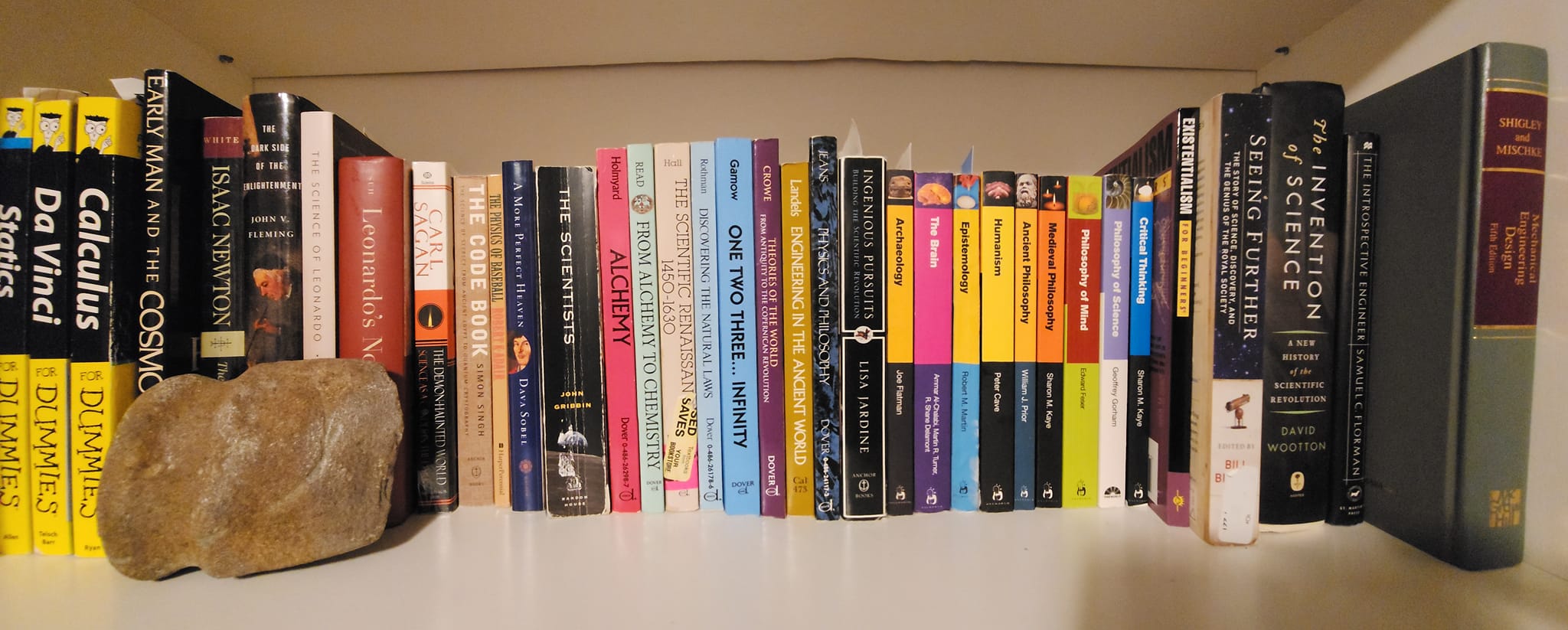 Exploring my science book shelf
