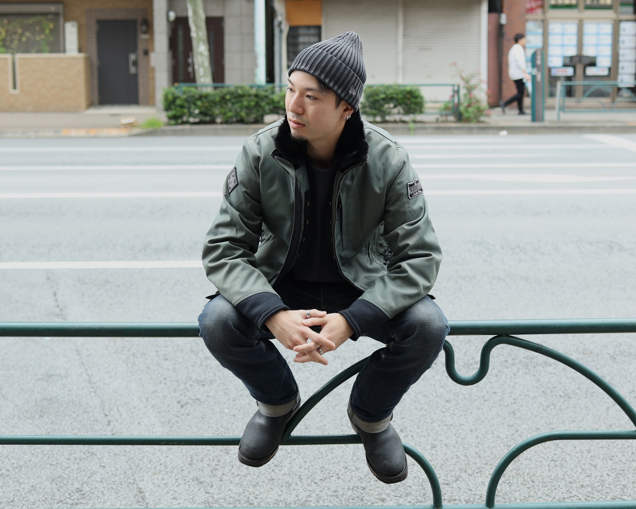 KADOYA LITE かわいく AIR BLOUSON ブラック Sサイズ