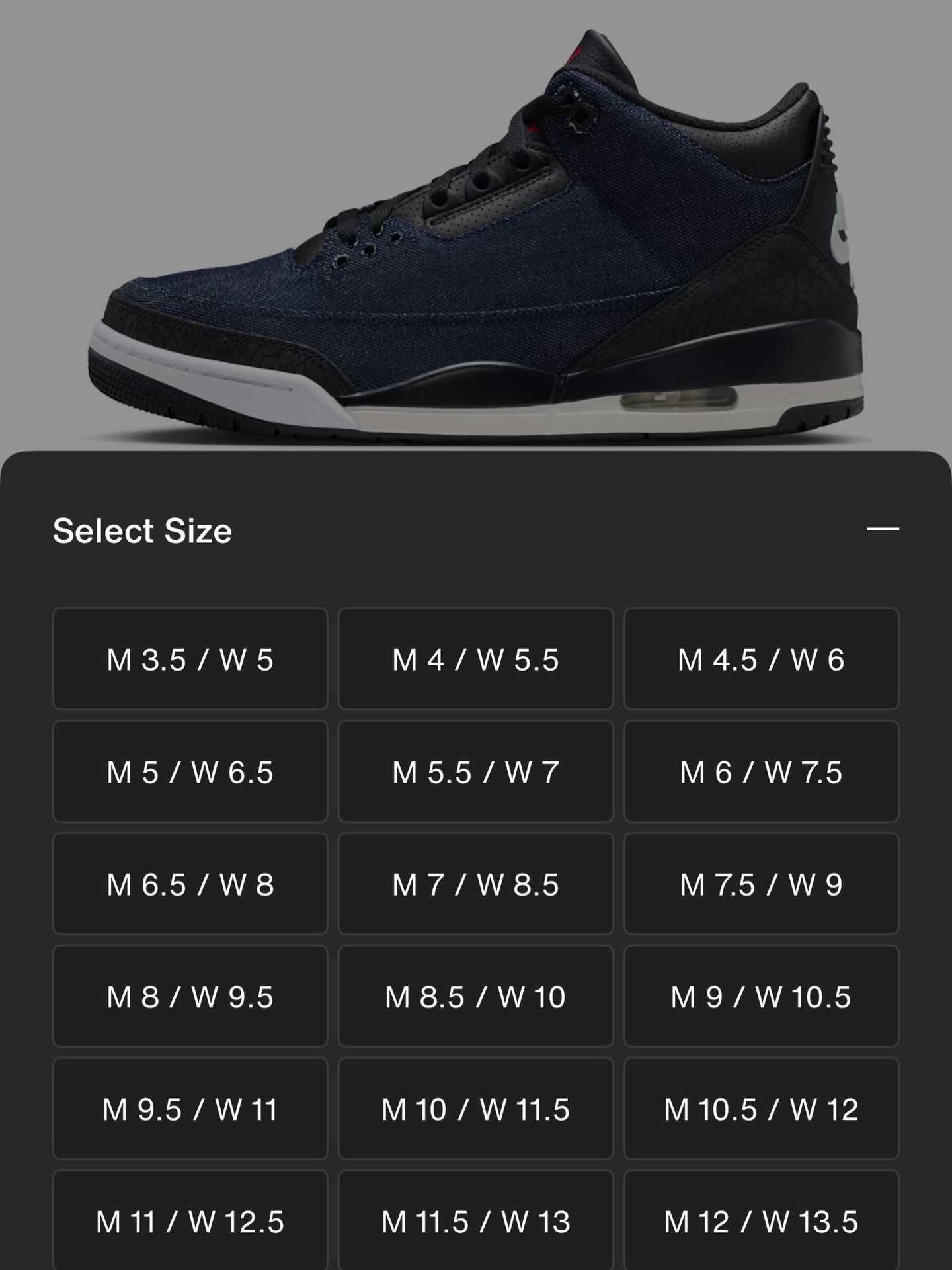 Air Jordan 3 x Levi