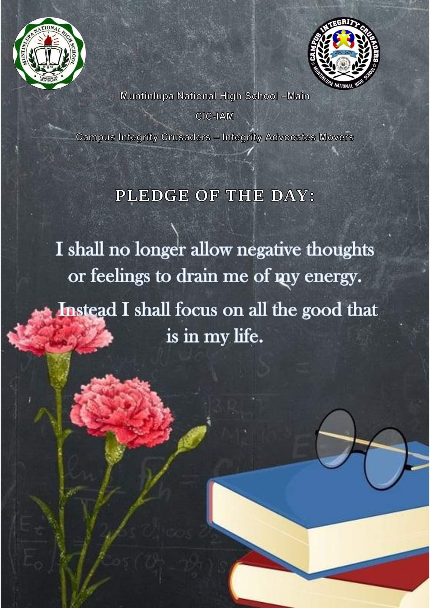 Good Morning Everyone! This is our Pledge of The Day Hi guys! We are ...