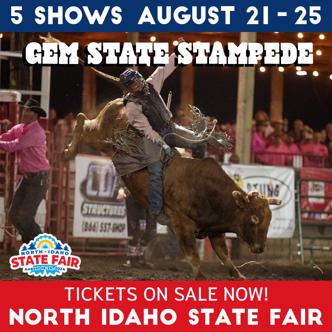 Rodeo Tickets On Sale Now! 🐎💥... - North Idaho State Fair | Facebook