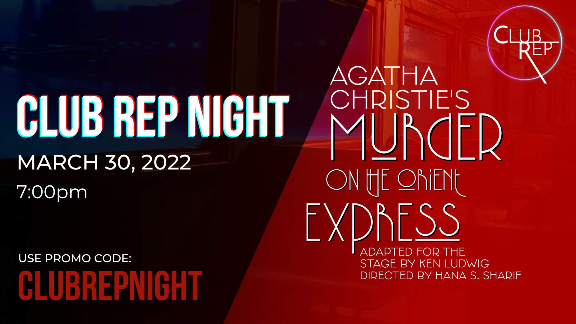 #ClubRepNight at The Rep