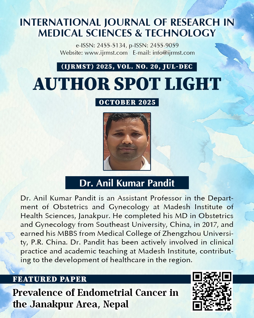 International Journal of Research in Medical Sciences & Technology ...