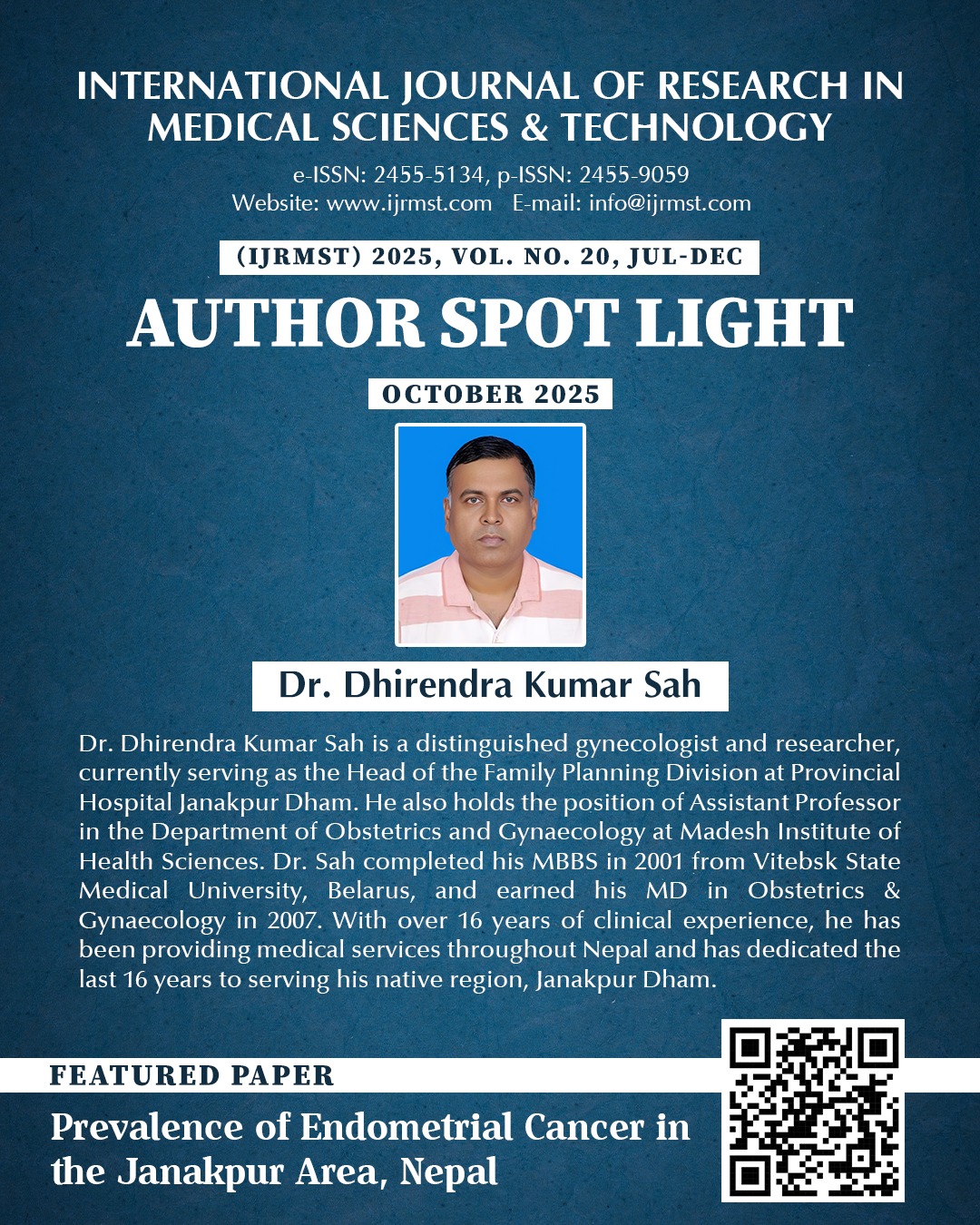 International Journal of Research in Medical Sciences & Technology ...