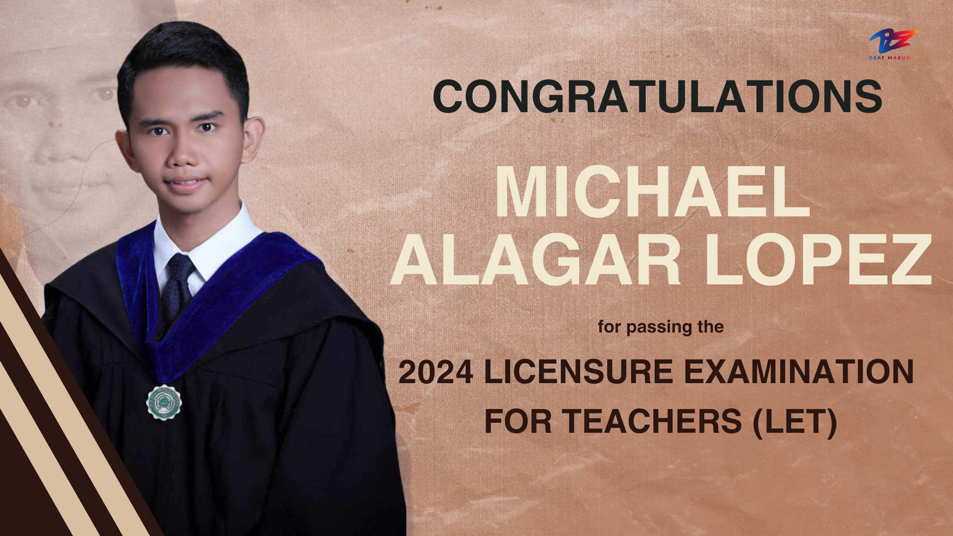 Deaf Mabuhay - Great news! Michael Lopez, a Filipino... | Facebook
