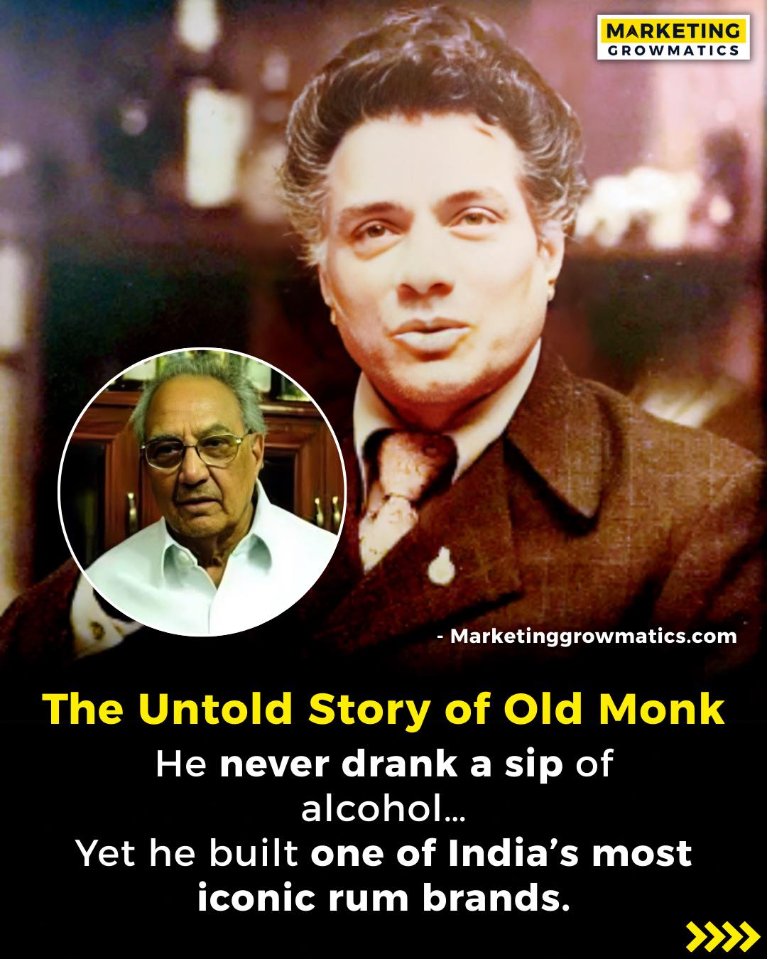 Marketing - Imagine this: A man who never drank alcohol ran a rum ...