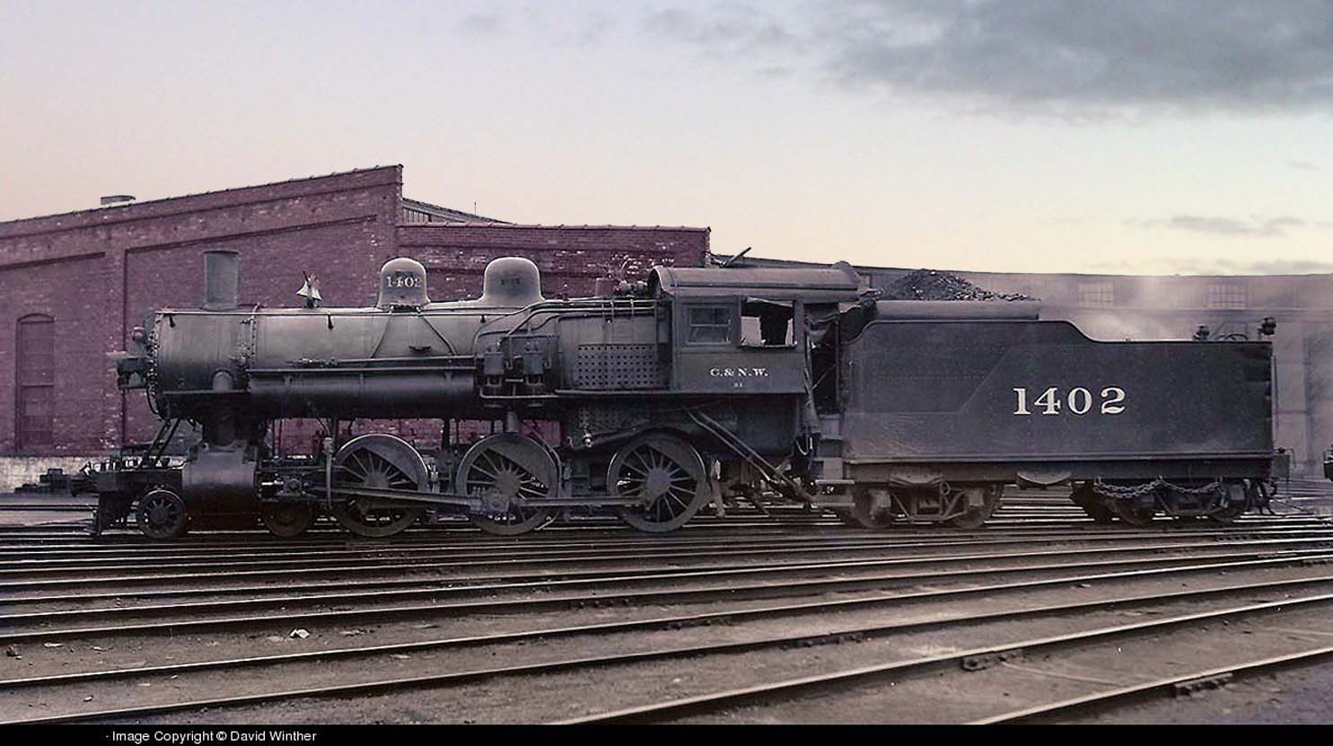 Chicago and North Western System t-shirt for railroad fans