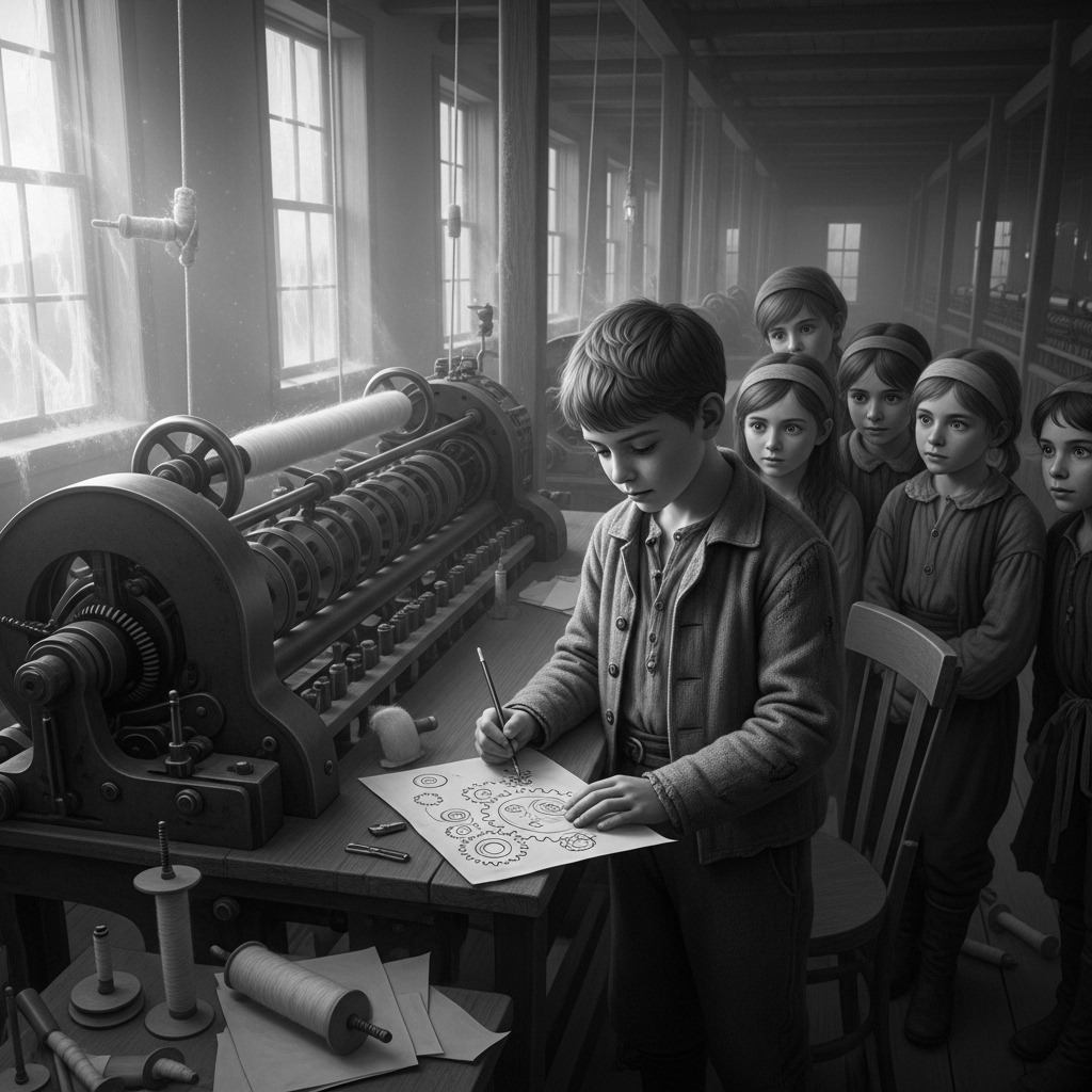 Whispers - In the 1830s Lowell mills, nine-year-old Tommy, a doffer ...