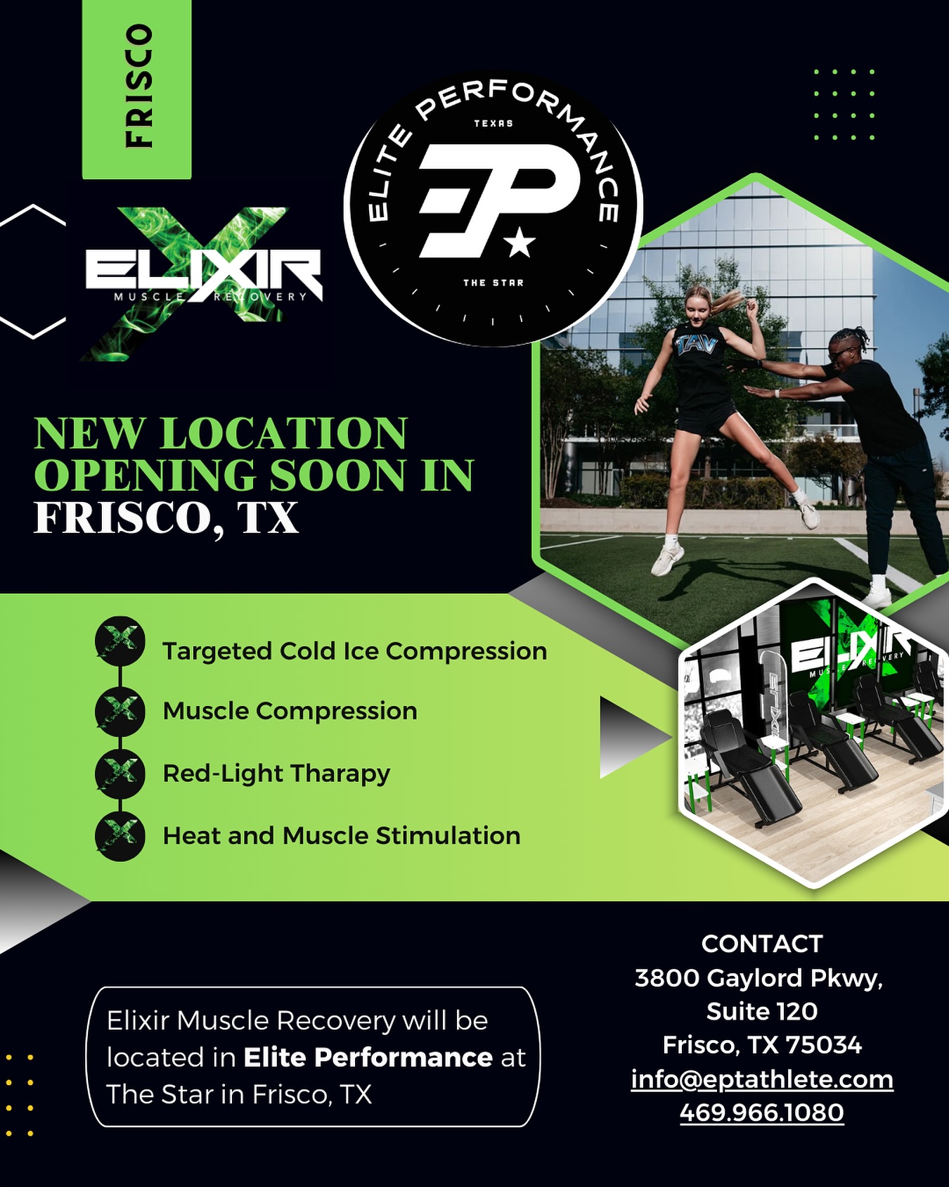 Elixir - 🚨 BIG NEWS, FRISCO! 🚨 Elixir Muscle Recovery is bringing next ...