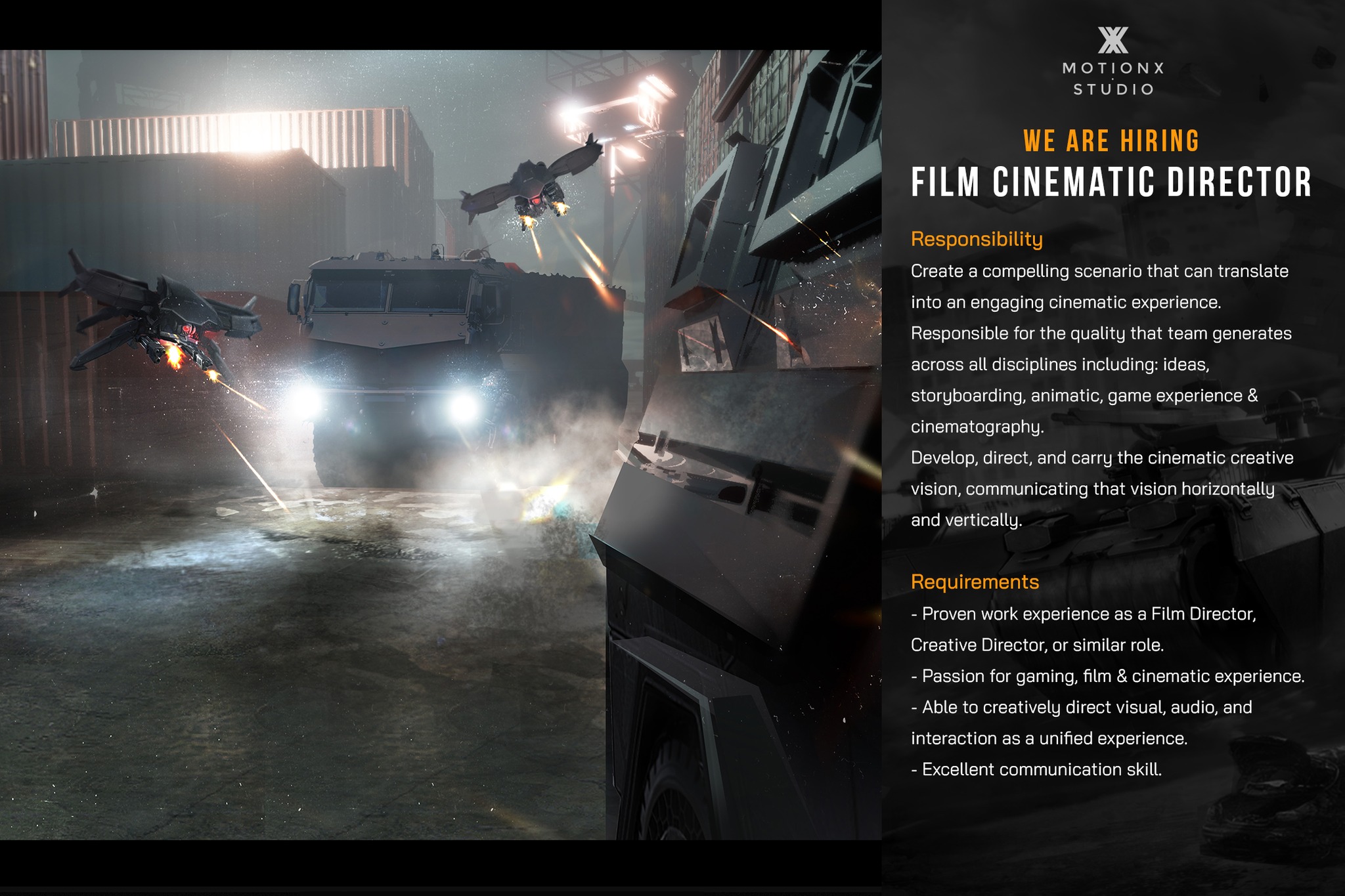 MOTIONX STUDIO - We're Hiring! MOTIONX STUDIO... | Facebook