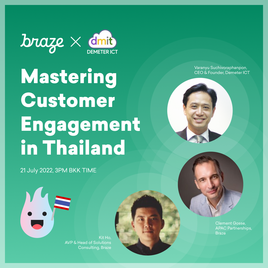 Demeter ICT - 📣ครั้งแรกในประเทศไทยของ Braze... | Facebook
