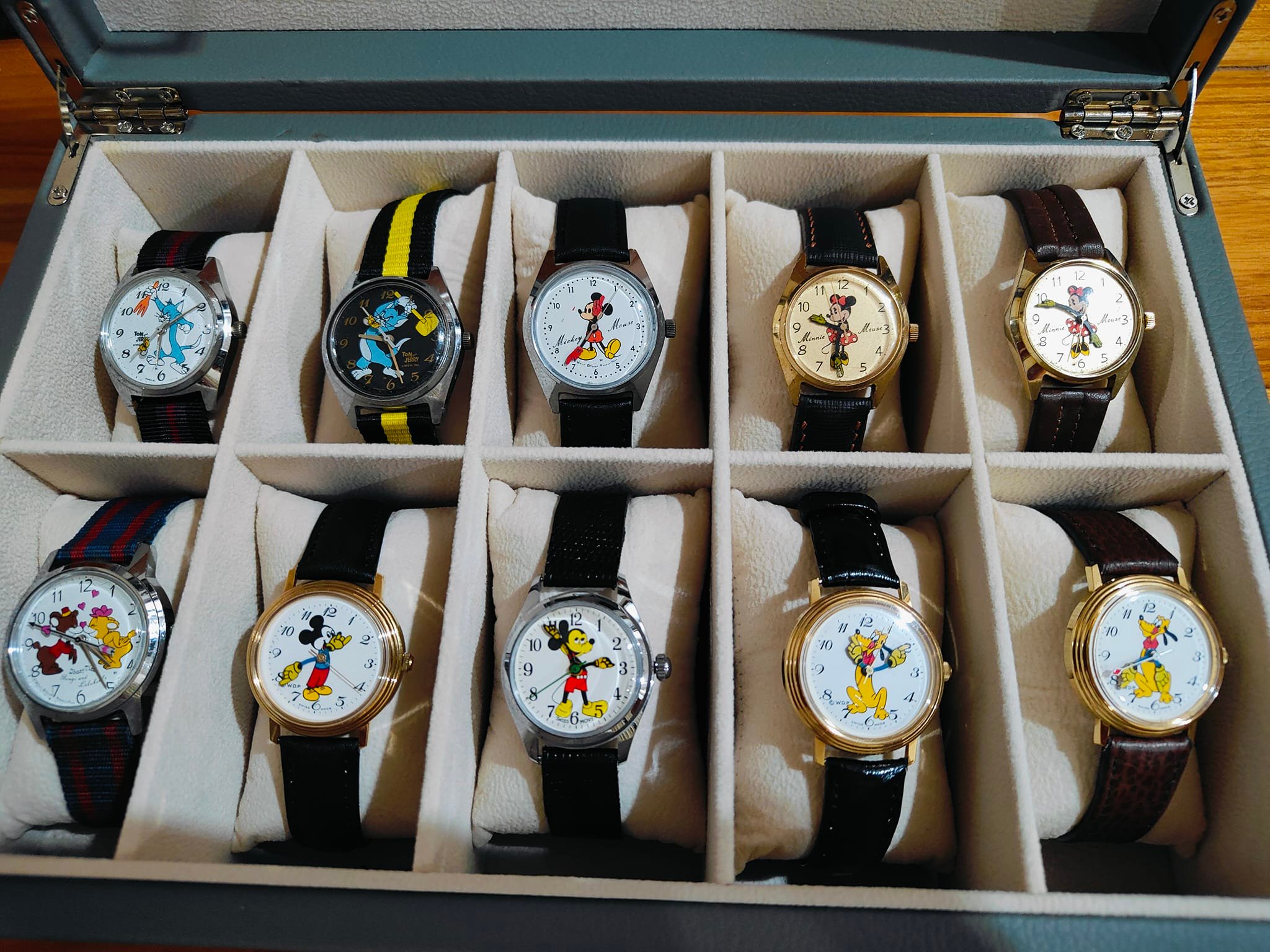 Seiko Disney watch collection from 1970s