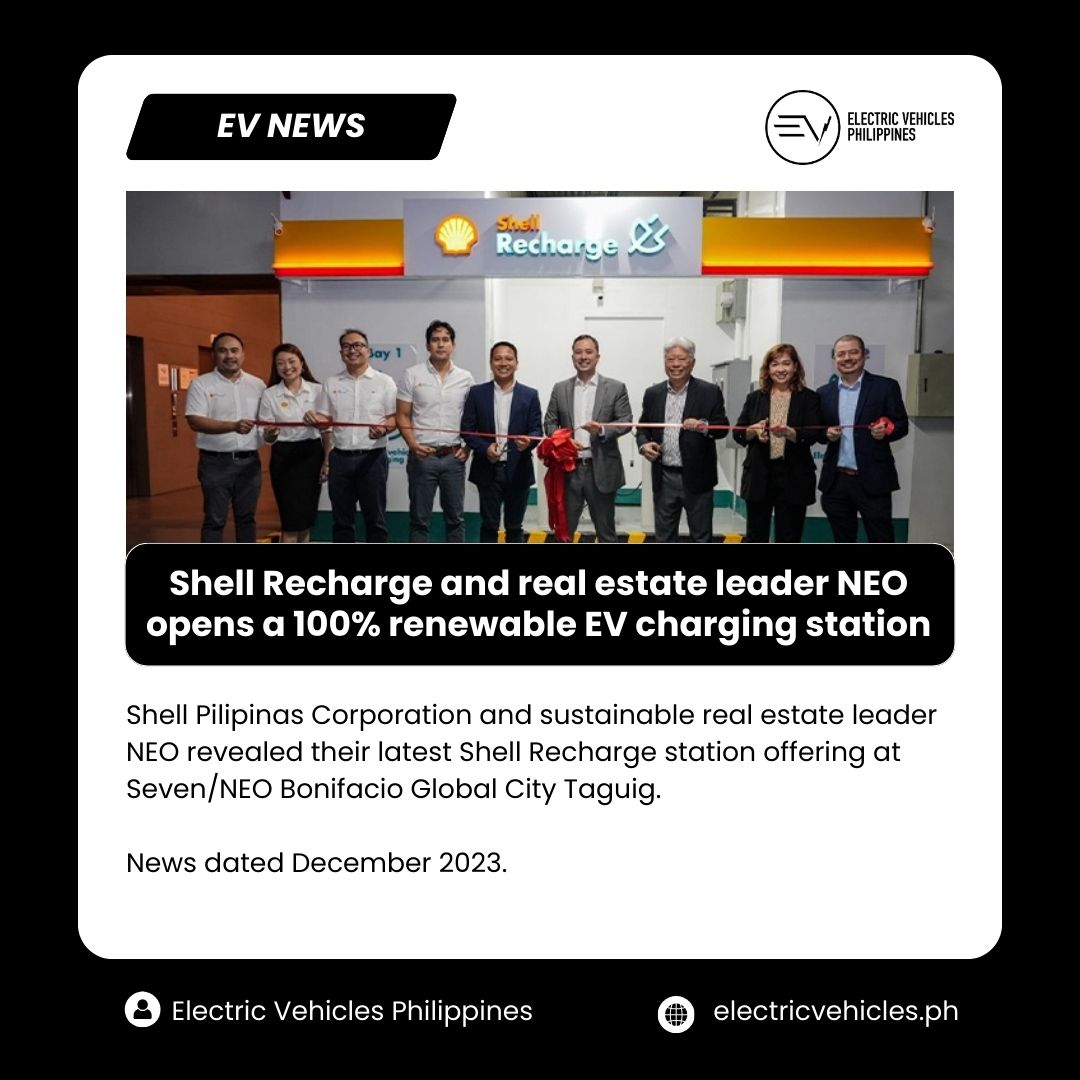 The Shell Recharge... - Electric Vehicles Philippines